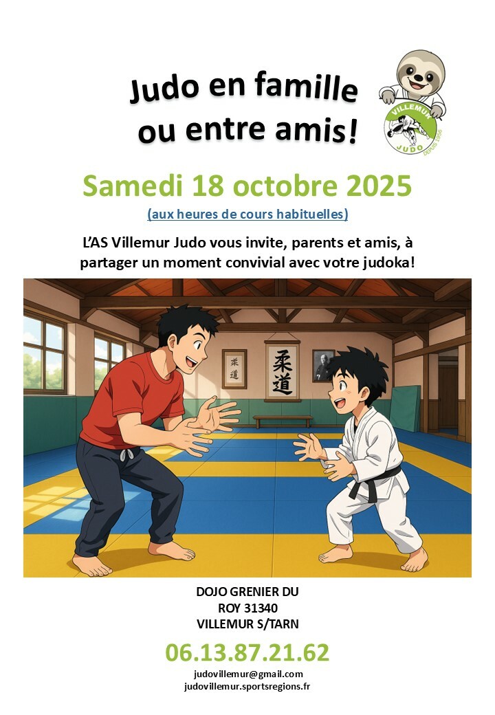 🥋 Judo en famille ou entre amis !