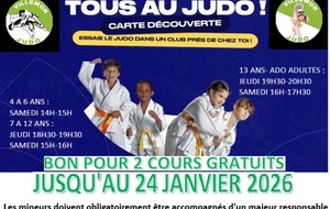 VIENS ESSAYER LE JUDO 🥋🤍💚