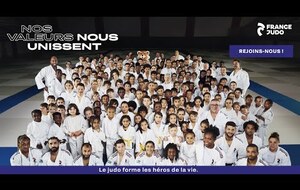 "Nos valeurs nous unissent" : France Judo lance sa nouvelle campagne de rentrée