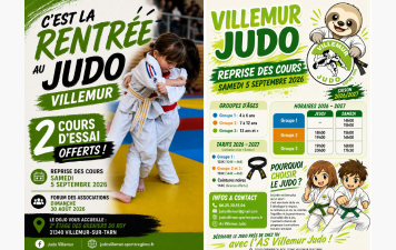 🥋 LA RENTRÉE DU JUDO APPROCHE À VILLEMUR-SUR-TARN !