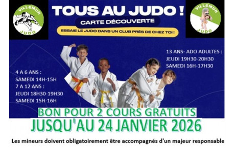 VIENS ESSAYER LE JUDO 🥋🤍💚